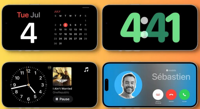 鸡东苹果手机维修分享iOS17横屏充电待机显示有什么好处 