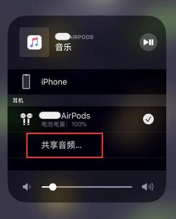 鸡东苹果14音频维修点分享iPhone14音频共享设置方法 