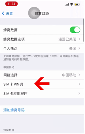 鸡东苹果14维修网分享如何给iPhone14的SIM卡设置密码 