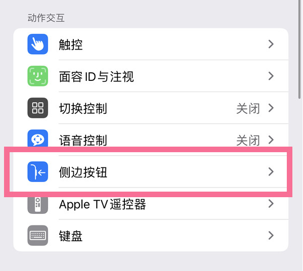 鸡东苹果14维修店分享iPhone14 Plus侧键双击下载功能关闭方法 